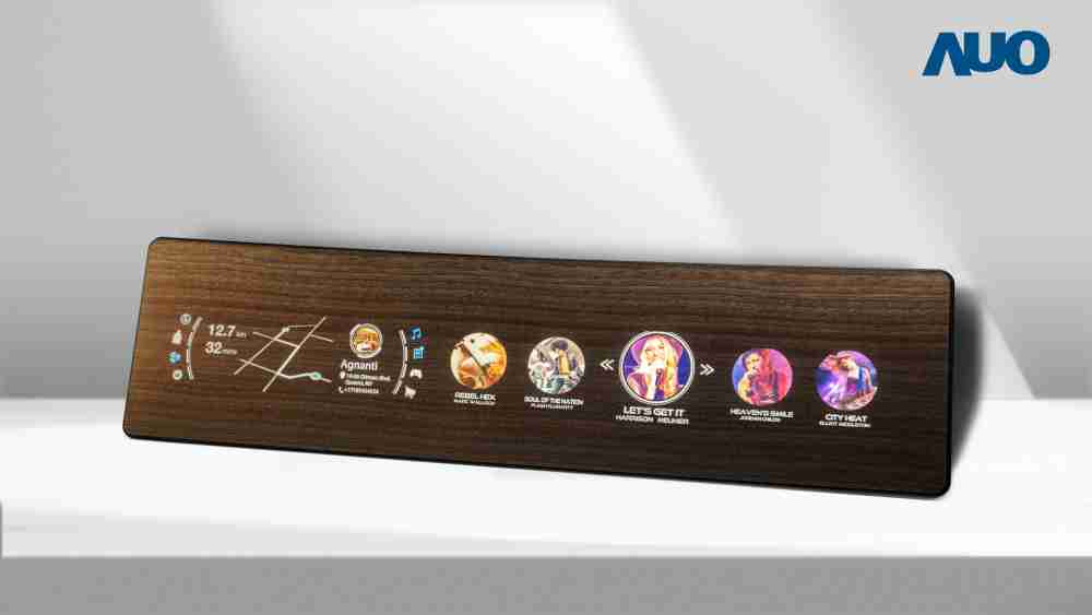 尊龙集团研发全球最高穿透度达80%的AmLED木纹显示器，，，，可于使用时呈现高亮度、、清晰可见的信息，，，并在不使用时回归为单纯的饰板，，，节能兼具美观